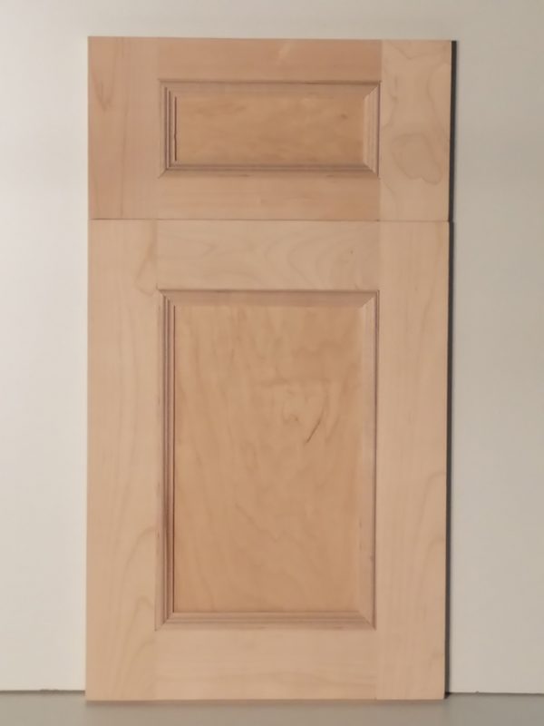 flat panel door and drawer with applied molding